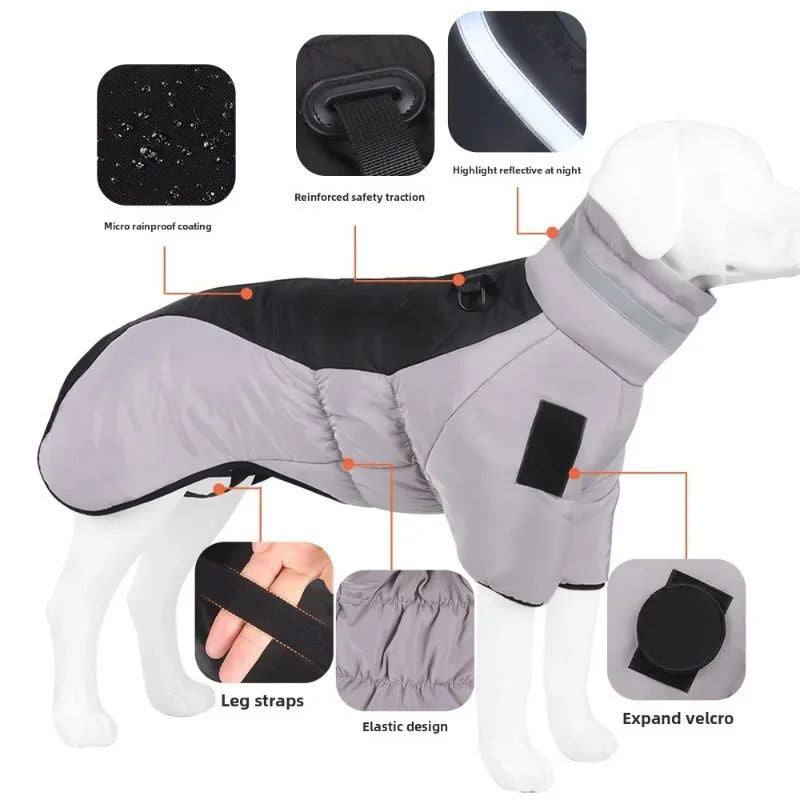 Waterproof Large Dog Jacket